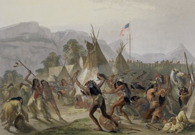 Fort Mackenzie, August 28th 1833, plate 42 from Volume 2 of 